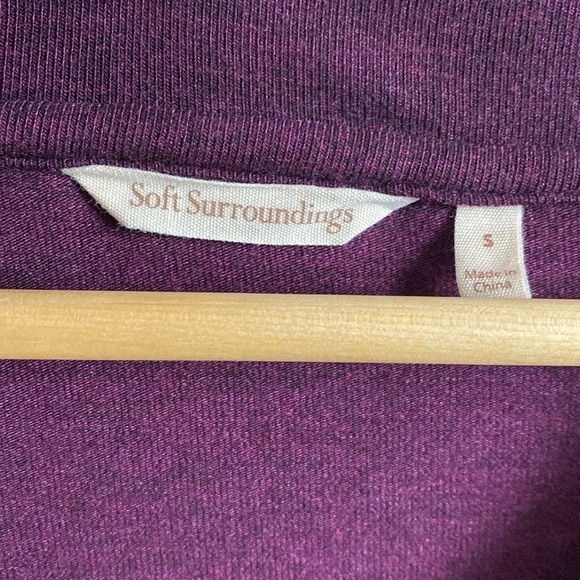 Soft Surroundings Long Sleeve V Neck Asymmetrical Sweater Size S - Picture 9 of 13